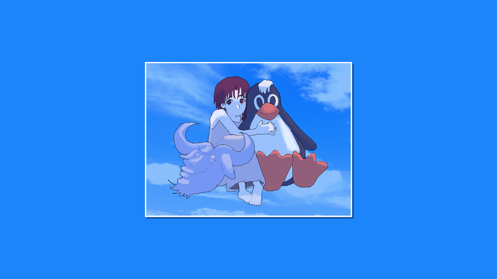 lain hugging tux, as it was meant to be